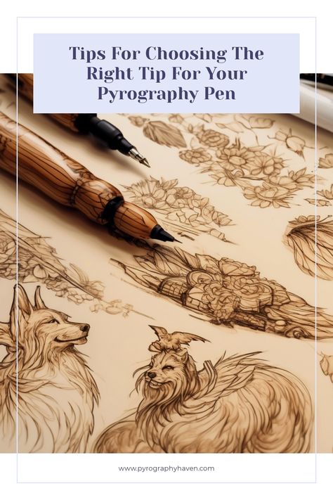 Discover the key to mastering pyrography: selecting the perfect pen tip. Elevate your wood-burning art with these essential insider tips! Pyrography Techniques, Pyrography Tips, Pyrography Pen, Pyrography Designs, Pyrography Tools, Wood Burning Pen, Pyrography Patterns, Pyrography Art, Shading Techniques