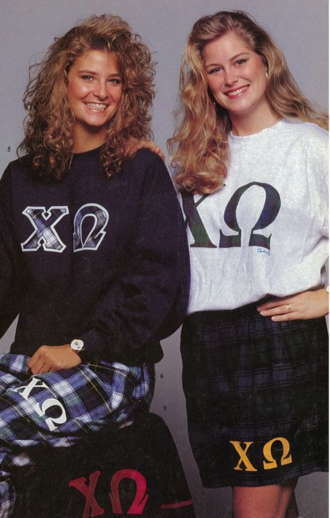 Chi O Creations through the Years - 125 Years of Chi Omega apparel vintage retro women's style fashion throwback Vintage Sorority Merch, Chi Omega Apparel, Vintage Sorority, Vintage Sisters, Notion Board, Chi Rho, Sorority Sugar, Tri Sigma, Alpha Chi Omega