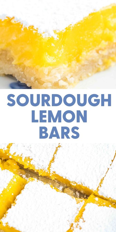 : Introducing a delightful twist to your dessert favorites with our Sourdough Lemon Bars! The unexpected blend of sourdough and zesty lemon creates a dessert that’s both familiar and excitingly new. Dive into the perfect blend of sweet and tart, wrapped in a wonderfully crumbly sourdough crust Easy Sourdough Lemon Bars, Discard Lemon Bars, Sourdough Discard Lemon Bars, Sourdough Wraps, Sourdough Lemon Cookies, Sourdough Bars Recipes, Sourdough Lemon Bars, Sourdough Lemon, Lemon Cookie Sandwich