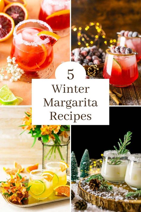 Winter Margarita, Best Sipping Tequila, Classic Tequila Cocktails, Holiday Margaritas, Citrus Cocktail, Best Margarita Recipe, Flavored Margaritas, Citrus Cocktails, Tequila Cocktail