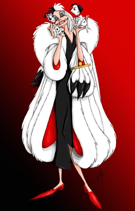 Cruella Deville Outdoors Quotes, Cruella Costume, Evil Disney, 101 Dalmations, Cruella Deville, Beauty Art Drawings, Cartoon Network Adventure Time, American Dad, Art Animals