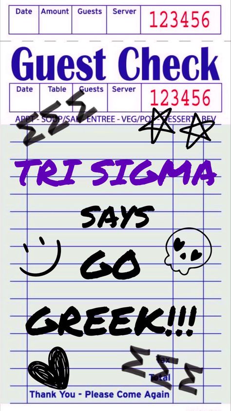 Tri Sigma Graphic, Big Little Basket, Recruitment Ideas, Sorority Banner, Sorority Ideas, Tri Sigma, Go Greek, Banner Ideas, Delta Zeta