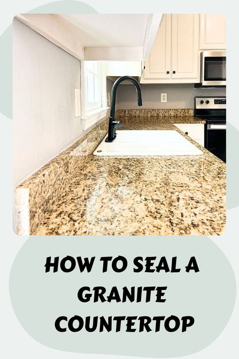 Granite makes a wonderful addition to any home. Granite effortlessly blends practicality with stunning beauty, making it a popular high-end countertop material in many households. Granite’s appeal and durability can increase a home’s value and Granite Sealer, Tan Kitchen, Granite Cleaner, How To Clean Granite, Types Of Granite, Countertop Material, Condo Kitchen, Granite Countertop, Granite Countertops Kitchen