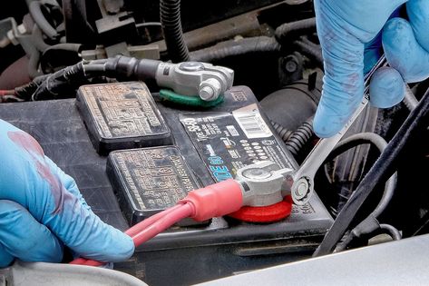 How To Replace the Battery Terminals in Your Car Handyman Hacks, Diy Handyman, The Terminal, Battery Terminal, Electrical Connection, Family Handyman, Starter Motor, Car Battery, Auto Repair