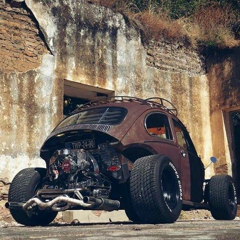 Vw Rat Rod, Vw R32, Vw Baja Bug, Vw Baja, Rat Rod Cars, Bug Beetle, Rat Look, Vw Sedan, Baja Bug