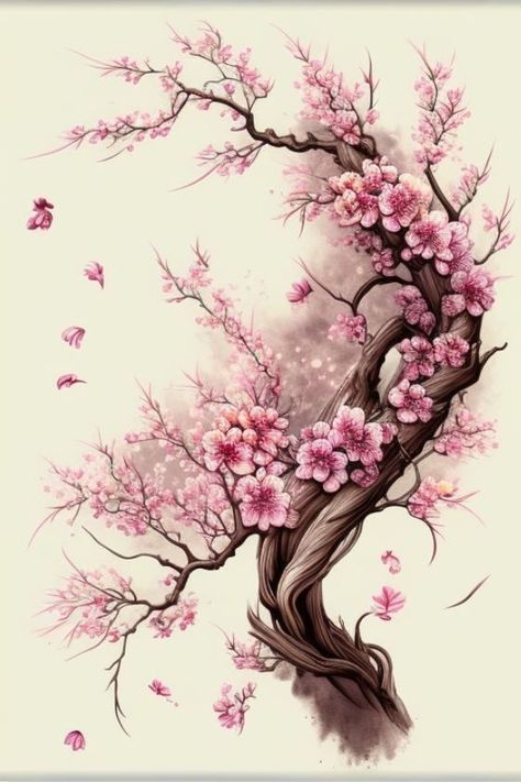 Weeping Cherry Blossom Tree Tattoo, Tree Tattoos For Women On Back, Cherry Blossom Tree Tattoo Design, Cherry Blossom Tree Tattoo On Back, Blossom Tree Tattoo On Back, Cherry Blossom Tattoo Stencil, Cherry Tree Tattoo, Cherry Blossom Tree Tattoo, Blossom Tree Tattoo