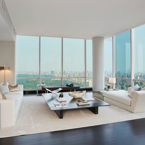 Modern Condo Living Room, Great Room Design, Interior Simple, Condo Living Room, Modern Condo, Manhattan Apartment, Traditional Home Decor, Contemporary Furniture Design, Luxury Contemporary