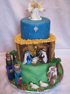 Happy Birthday Jesus cake @missy Boynton you should make this. Or maybe we could collaborate one year if we're ever there for Christmas! Nativity Cake, Happy Birthday Jesus Cake, Jesus Birthday Cake, Jesus Cake, Christian Cakes, Pane Dolce, Christmas Cake Designs, Jesus Birthday, Cupcakes Decorados