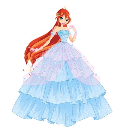 Princess Bloom by Bloom2 Club Outfits Dresses, Winx Bloom, Bloom Winx, Fall Fashion Skirts, Klub Winx, Barbie Images, Bloom Winx Club, Club Red, Anime Dress