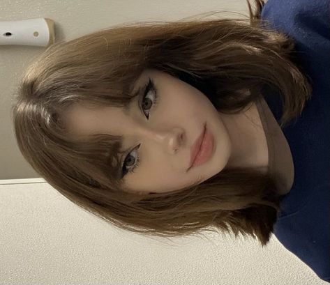 Hair With Bangs And Layers Short, Swag Makeup, Have Inspiration, Cute Makeup Looks, Haircuts Straight Hair, Heart Face Shape, Short Hair Haircuts, Dream Hair, Pretty Makeup