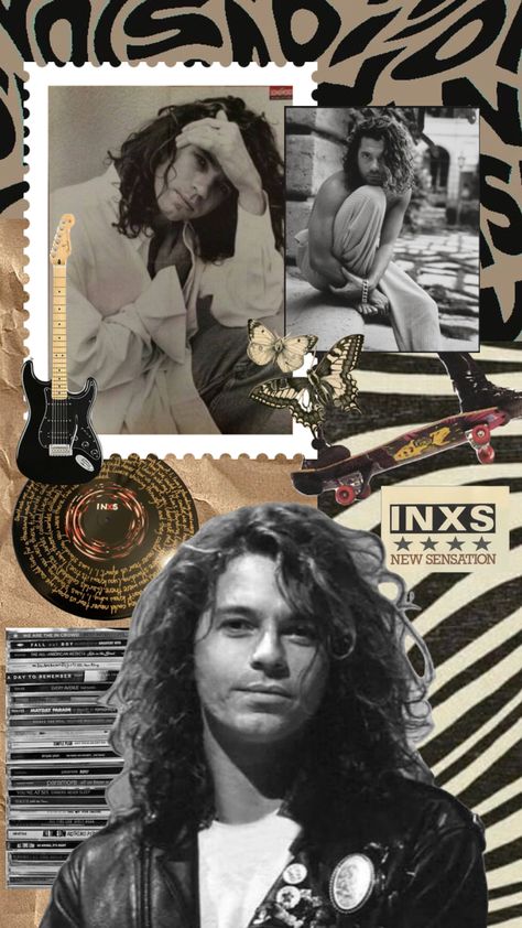 #michaelhutchence #inxs Inxs Band, Dark Wave, Michael Hutchence, Forehead Kisses, Band Wallpapers, Rock N Roll Music, School Project, Post Punk, Falling Down