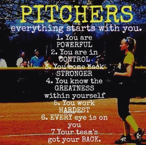 Pitcher swaggg Softball Pitcher Quotes, Pitcher Quotes, Softball Jokes, Softball Tips, Softball Pics, Anna Claire, Softball Pitcher, Travel Baseball, Softball Quotes