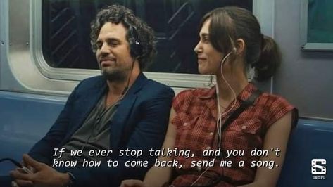 If We Ever Stop Talking, Cinema Quotes, Series Quotes, Septième Art, Fotografi Vintage, I Love Cinema, Begin Again, Mark Ruffalo, Movie Lines