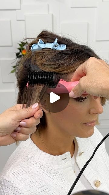 CALISTA on Instagram: "Before we inverted @amystranqvc’s bob we played with the Mini GoGo Detailer!🥰😍

Did you know you can shop Calista on @qvc? We have duo packages, deals on products and tools and SO much more!✨

#calista #hairtools #hairessentials #hairstylevideo #hairstyletutorial #hairtutorial" Mini Bob, Hair Essentials, May 1, Hair Videos, Hair Tools, Hair Tutorial, Makeup Tips, Knowing You, Did You Know