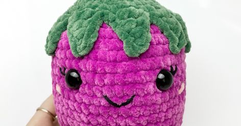 Small Animal Crochet, Crochet Eggplant, Crochet Squishy, Crochet Pear, Crochet Reversible, Reversible Octopus, Crochet Bat, Woolen Craft, Crochet Strawberry