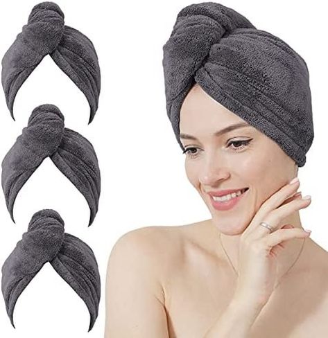 Fluffy Bath Towels, Microfiber Hair Towel, Remove Makeup From Clothes, Hair Towel Wrap, Hair Turban, Hair Frizz, Towel Wrap, Velvet Hair, Hair Towel