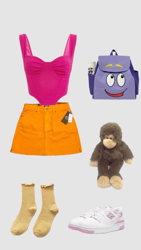 Dora Halloween Costume, Dora Costume, 2000s Theme, Pretty Halloween Costumes, Creative Shot, Halloween Costume Outfits, Easy Halloween Costumes, Halloween Outfits, Halloween Costume