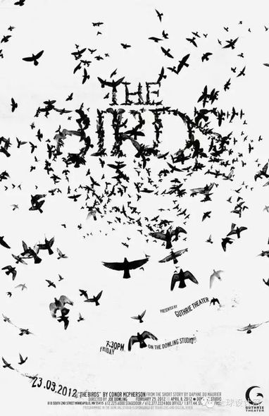 The Birds Movie, Graphisches Design, 타이포그래피 포스터 디자인, Beautiful Typography, Typographic Poster, Alternative Movie Posters, Typography Letters, Typography Inspiration, The Birds