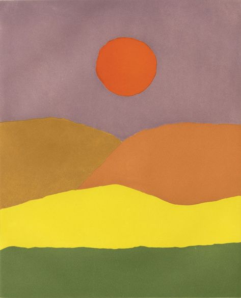 Etel Adnan, Big Art, Town Country, Famous Artists, Art Plastique, Art Abstrait, Map Art, Visual Artist, Abstract Landscape