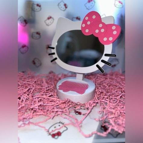 Hello Kitty mirror Hello Kitty Mirror, Mirror Shop, Hello Kitty, Kitty, Mirror, Closet, Clothes Design