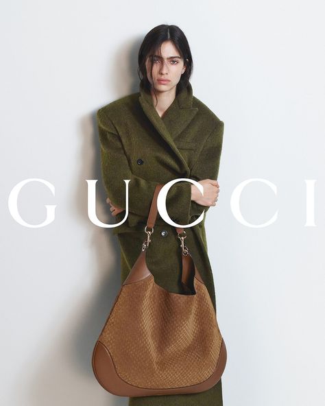 Gucci Debuts New Bags (and More) In Its Fall 2024 Campaign - PurseBlog Gucci Aphrodite Bag Outfit, Gucci Bag Outfit, Gucci 2024, Bag Campaign, Gucci Campaign, Goddess Women, Seductive Perfume, David Sims, Cherry Baby