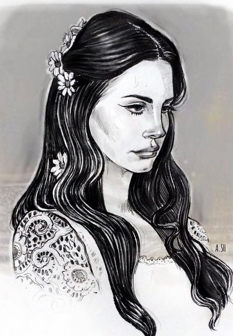 Lana Del Rey Aesthetic Drawing, Rey Art, Lana Del Rey Aesthetic, Lana Del Rey Art, Rey Aesthetic, Oil Pastels Painting, Drawings Ideas, Cute Sketches, Animation Artwork