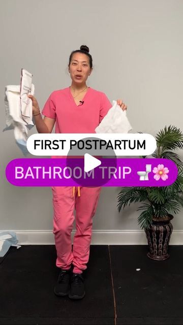 New Parent | Newborn & Baby Care | Starter Kit on Instagram: "🚽✨ Your First Postpartum Bathroom Trip ✨🚽

Hey new moms! We’ve got you covered with these essential tips for your first bathroom trip after giving birth, shared by the amazing Gina, MS, & Roxanne, RN, BSN, Doula/Labor Nurse + Fitness Trainers. 

1️⃣ Get up slowly: Move out of bed gently to avoid any sudden drops in blood pressure. It’s all about taking it easy! 🌸 

2️⃣ Walk with assistance: Have your partner or nurse help you to the bathroom. Use the pad underneath you to catch any drops of blood. 🩸 

3️⃣ Pee with ease: Use a Peribottle to water down and prevent any stinging. 🚽 

4️⃣ Gentle rinse: Use the Peribottle to rinse your perineal area gently. 

5️⃣ Make your postpartum pad: Fold a blue chuk longways, add 4 maxi pad Postpartum Bathroom, Maxi Pads, Birth Videos, Labor Nurse, Newborn Baby Care, Maxi Pad, Or Nurse, Baby Care Tips, After Giving Birth