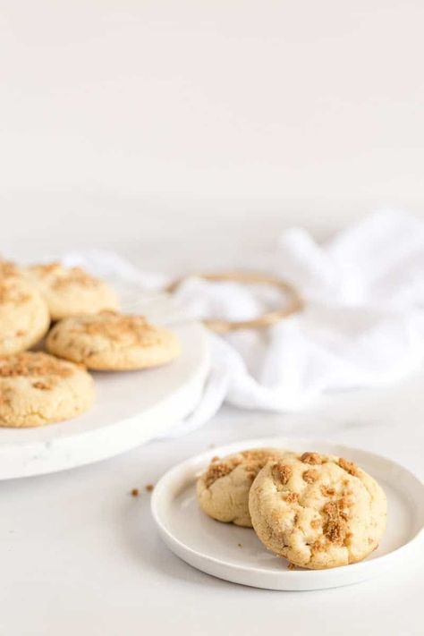 Graham Cracker Soft Butter Cookie Recipe | Amanda Wilens Soft Butter Cookies Recipe, Soft Butter Cookies, Graham Cracker Crumble, Cracker Cake, Graham Cracker Cake, Blondies Cookies, Homemade Graham Cracker, Butter Cookie Recipe, Graham Cracker Cookies