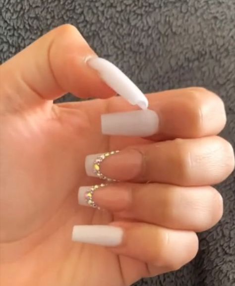 Nails For 15 Yrs Old, Nails For 14y Old, Nail Ballerina, Ballerina Nails Designs, Inspiration Nails, Racun Shopee, Nails Prom, Ballerina Nails, Old Christmas