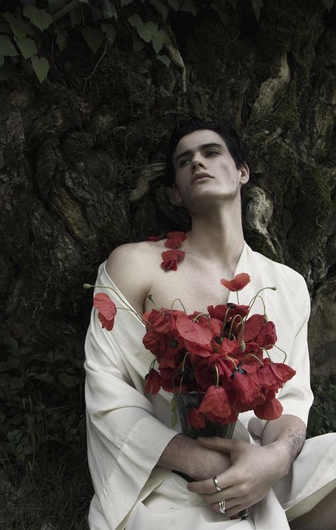 Men With Flowers, Irish Mythology, Harry Louis, Human Soul, Gothic Horror, Larry Stylinson, Photography Inspo, Art Reference Photos, Greek Mythology