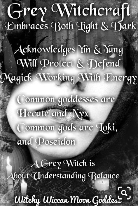 Grey Witchcraft, Grey Witch, Types Of Witchcraft, Witch Quotes, Wiccan Magic, Wiccan Witch, Magick Spells, Eclectic Witch, Wiccan Spell Book