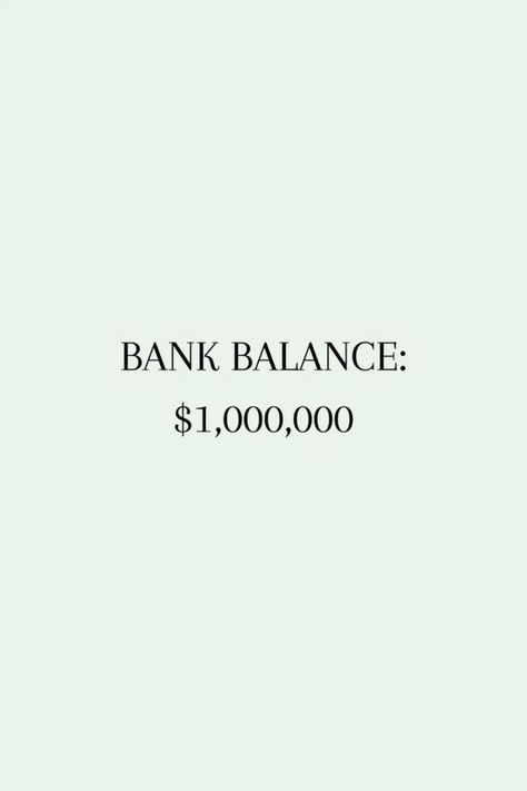 Millionaire Account Balance, Bank Account Money Aesthetic, 1 Million Bank Balance, Money In Bank Account Vision Board, Bank Money Aesthetic, Saving Quotes Money, Bank Account Balance Vision Board, Vision Board Bank Balance, 1 Million Bank Account