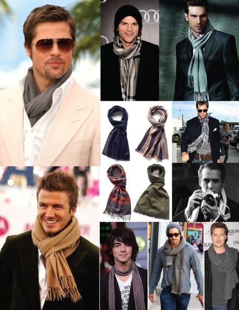 There’s that hint of classy swagger that comes with a scarf when men wears it. A scarf can be one of the best accessories for men out there. Unfortunately, it’s a stylish piece that is a bit tricky to wear. You’re certainly going to wear a lot of scarves for fall and winter together with … Scarf Outfit Men, Mens Scarf Fashion, Men's Scarves, Wear A Scarf, Scarf Knots, Ways To Wear A Scarf, How To Wear A Scarf, Scarf Outfit, Scarf Style