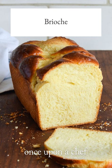 Brioche - Once Upon a Chef Brioche Recept, French Brioche, Brioche Loaf, Homemade Brioche, Puding Roti, Once Upon A Chef, Brioche Recipe, Brioche Bread, French Bakery