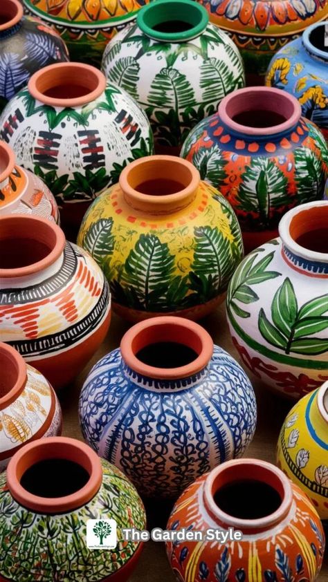 Pots Diy Ideas, Paint Terracotta Pots Diy, Terracotta Pots Diy, Paint Terracotta Pots, Paint Terracotta, Painting Pots, Diy Terra Cotta Pots, Pots Diy, Mosaic Flower Pots