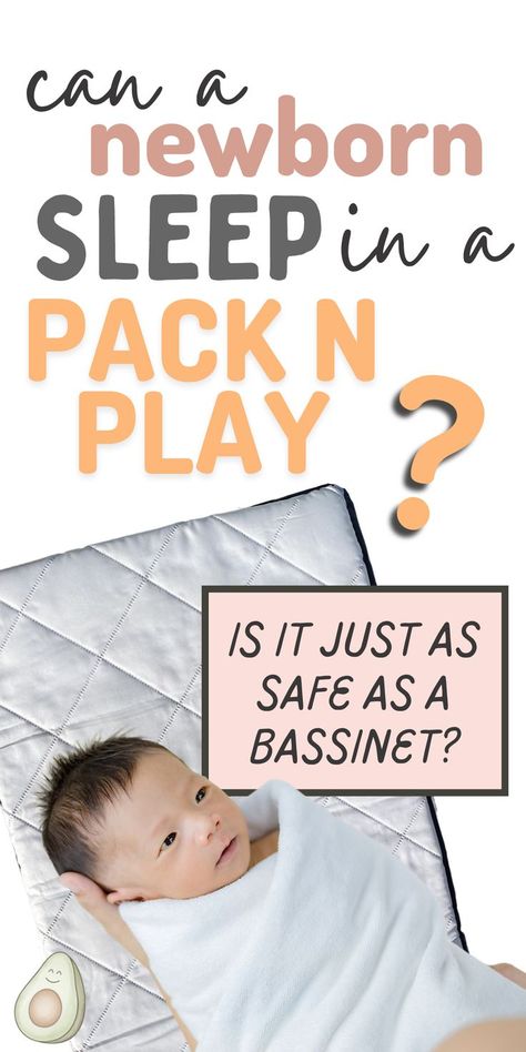 Can a newborn sleep in a Pack N Play? Is it just as safe as a bassinet? Graco Pack N Play Bassinet, Pack N Play Bed, Pack N Play Nursery Room Ideas, Pack And Play As Crib, Best Pack And Play, Pack N Play Bassinet, Sleep Newborn, Primary Bed, Pack N Play Mattress