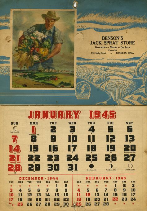 Benson's Jack Spratt Store | by paul.malon Jack Sprat, Vintage Calendar, Zodiac Calendar, Graphic Design Collection, Great Ads, In Memoriam, Photo Calendar, Print Calendar, Graphic Design Lessons