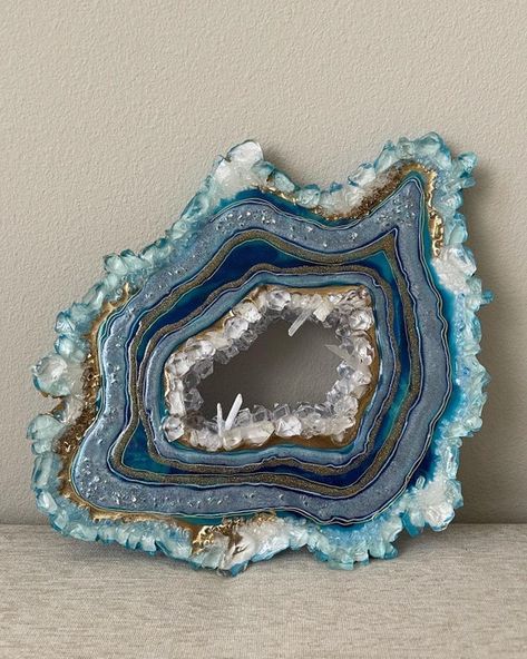 Resin Art Table, Resin Geode Wall Art, Gemstone Painting, Resin Canvas, Geode Painting, Geode Resin Art, Geode Wall Art, Resin Geode Art, Geode Wall