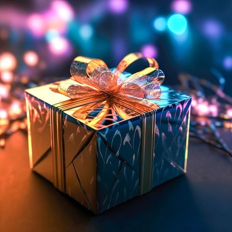 Festive gift box with bow generative ai | Premium Photo #Freepik #photo #gift-package #present #surprise-gift #present-box Gift Box Images, Gift Box Design, Gift Package, Photo Gift, Surprise Gift, Birthday Photoshoot, Beautiful Gift Boxes, Daily Reminder, Box Design