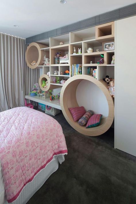 Leuke kast met leeshoekje. Small Bedrooms, Girl Decor, Awesome Bedrooms, Remodel Bedroom, Dream Rooms, Book Shelf, Bed Room