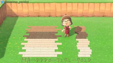 Wood Codes Animal Crossing, Animal Crossing Path Codes Wood, Animal Crossing Floor Codes Wood, Acne Wood Path, Wood Floor Acnh Code, Animal Crossing Wooden Path, Acnh Wood Paths, Acnh Planks, Acnh Wood Planks