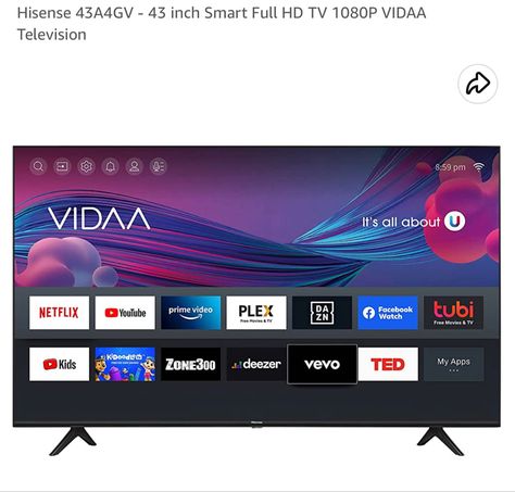 Hisense Smart Tv, 4k Tv, Tv Led, Voice Assistant, Kids App, Kids Tv, Dolby Atmos, Led Tv, Amazon Alexa