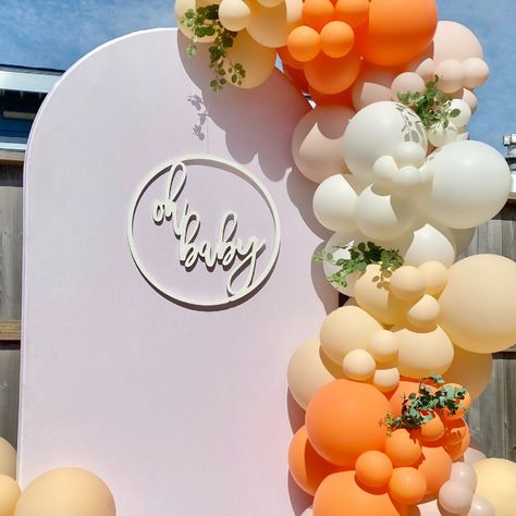 Little Cutie DIY Balloon Arch Garland Kit | Orange Blush White Cutie Baby Shower Gender Reveal Party Cutie Theme, Orange Birthday Parties, Diy Balloon Arch, Baby Shower Balloon Arch, Citrus Baby, Orange Theme, Peach Baby Shower, Orange Birthday, Gender Reveal Party Theme