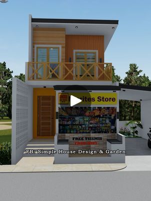 10M views · 74K reactions | 2 STOREY TINY HOUSE DESIGN FOR YOU | 2 Storey House design for you❤️
#tinyhouse #minimalisthouse #SmallHouseDesignIdeas #smallhouse  #modernhousedesign #modernhousedesignideas #housedesign... | By Simple House Design & Garden | Facebook 2 Storey Tiny House Design, 2 Storey Tiny House, House Design 2 Storey, House Design Garden, 2 Storey House Design, 2 Storey House, Simple House Design, Tiny House Decor, Design Garden