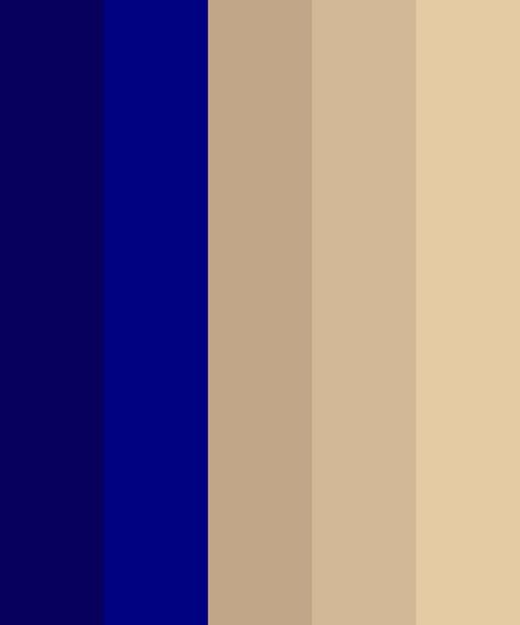 Beige and Navy Blue Color Palette Navy Blue Cream Color Palette, Navy And Taupe Color Palette, Royal Blue And Beige Outfit, Navy Blue And Tan Color Palette, Navy Blue Brown Color Palette, Navy Blue Beige Color Palette, Blue Tan Color Palette, Royal Blue Palette Colour Schemes, Dark Blue Beige Color Palette