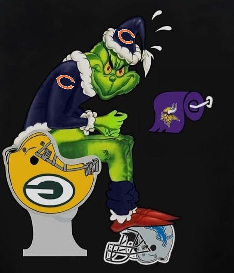 Chicago Bears Funny, Bears Funny, Bears Packers, Chicago Bears Wallpaper, Chicago Bears Pictures, Freddy Krueger Art, Nfl Art, Nfl Funny, Chicago Sports Teams