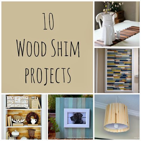 10 Wood Shim Projects - Home Made Modern Wood Shim Projects, Paint Stick Crafts Diy Projects, Paint Stick Crafts, Diy Furniture Restoration, Paint Stir Sticks, Leftover Paint, Altered Art Projects, Diy Crafts For Adults, Painted Sticks