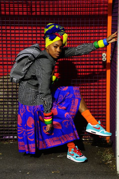 Kezia Frederick African Street Style, Afro Punk Fashion, Afro Punk, Street Style Winter, African Inspired Fashion, Africa Fashion, Looks Street Style, African Inspired, Punk Fashion