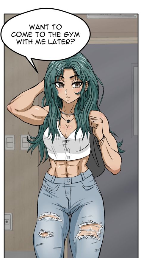 Swolemates Webtoon, Gym Girlies Aesthetic, Girlies Aesthetic, Gym Girlies, Fictional Women, Muscle Mommy, Tomboy Art, Anime Ideas, Mommy Time