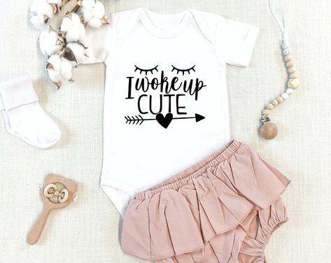 TheInkedGoddess on Etsy uses our mockups. Take a look in there shop they've great designs Name Onesie, Baby Name Reveal, Baby Name Announcement, Cricut Baby, Personalized Onesie, Personalized Baby Girl, Girl Name, Baby Projects, First Fathers Day